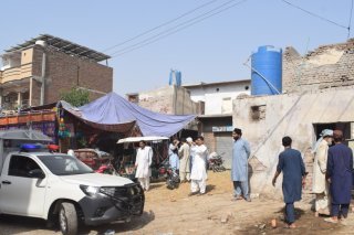 L'attentat a eu lieu dans une province frontalière de l'Afghanistan (archives/image prétexte). KEYSTONE/EPA/IJAZ MUHAMMAD